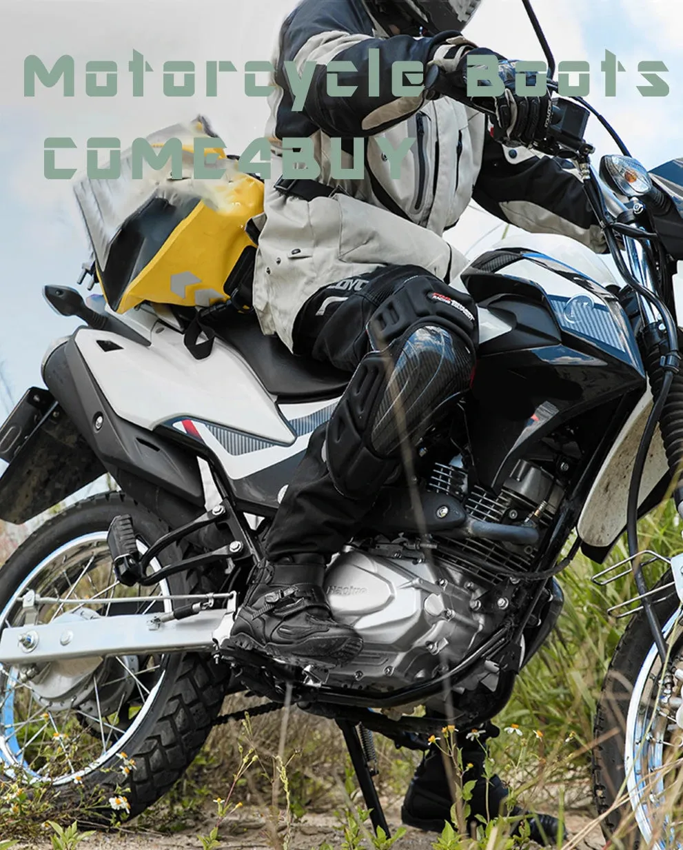Motorcycle Boots Moto Motorbike Boots Breathable Riding