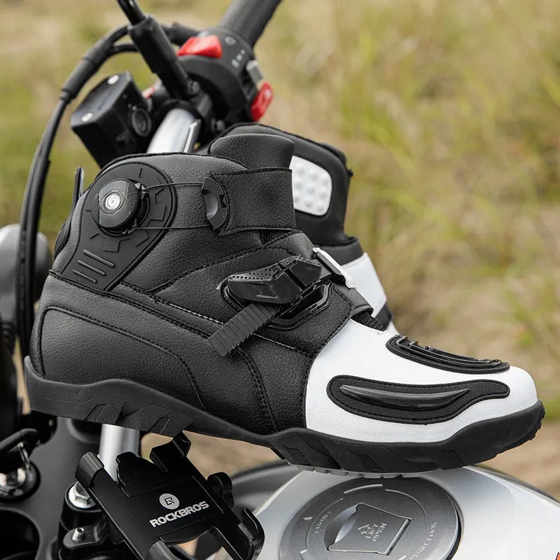 Motorcycle Boots Moto Motorbike Boots Breathable Riding