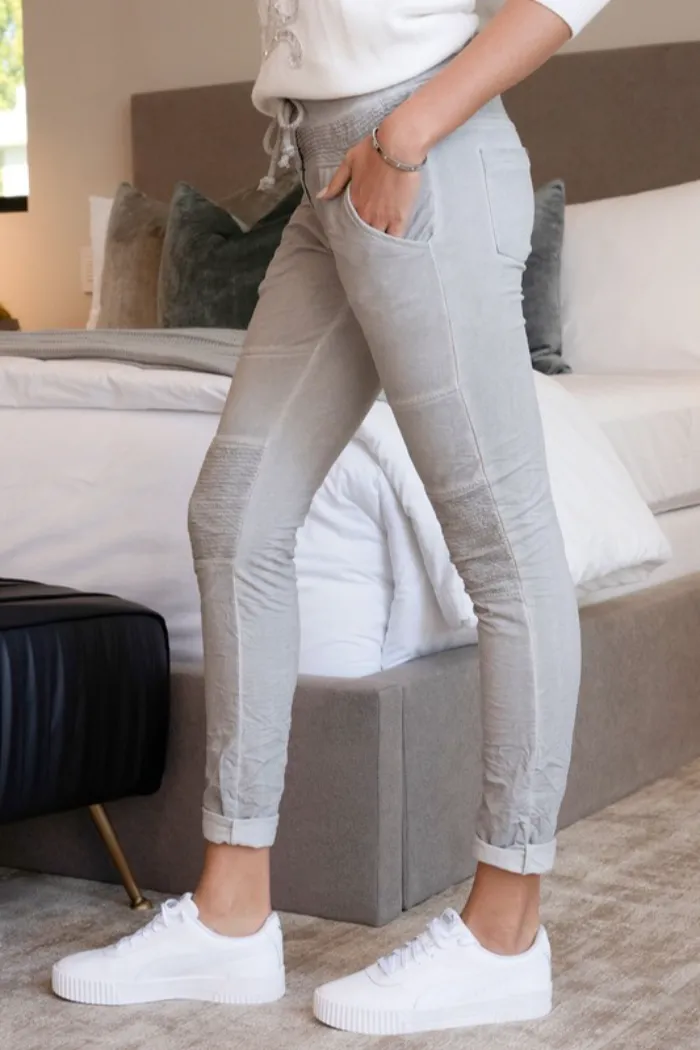 Motto drawstring joggers