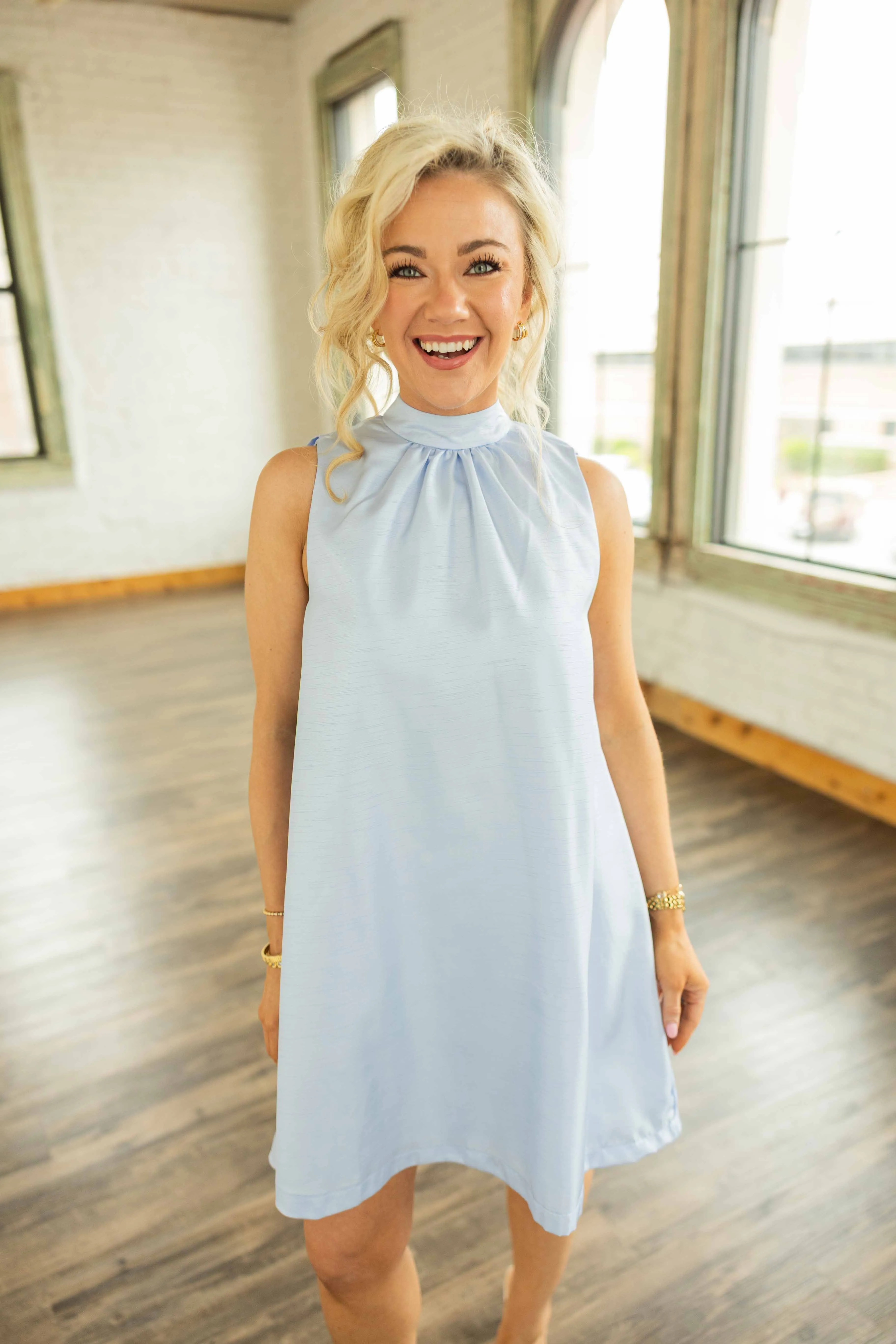 MYA SHIFT MINI DRESS