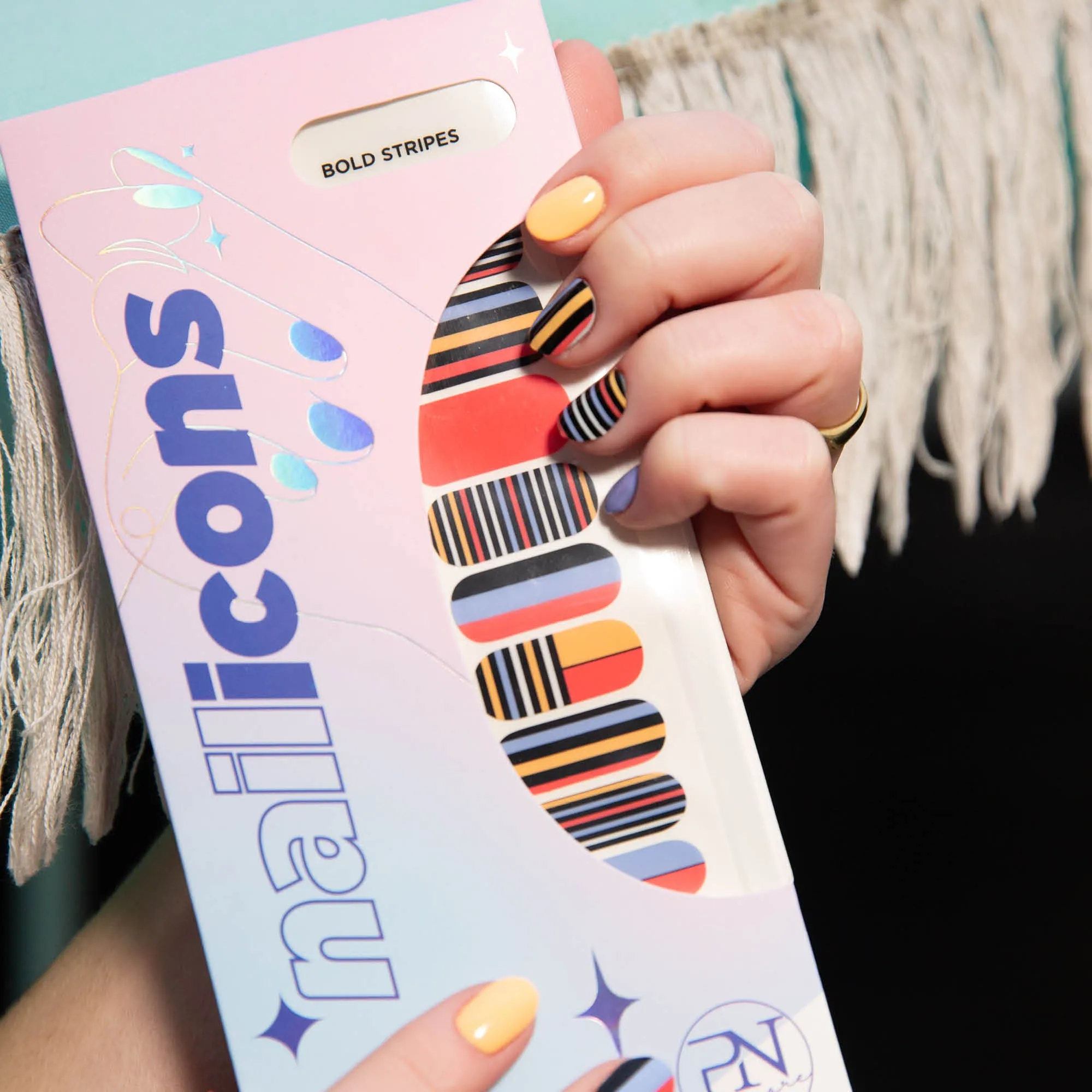 Nail Icons Bold Stripes 24pcs