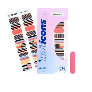 Nail Icons Bold Stripes 24pcs