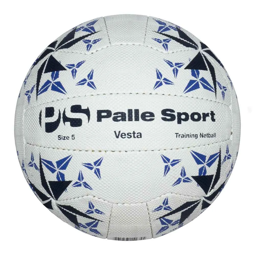 Netball - Vesta Training Netball - Available in sizes 5 & 4 - Colour: Blue/Blue