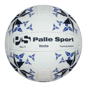 Netball - Vesta Training Netball - Available in sizes 5 & 4 - Colour: Blue/Blue