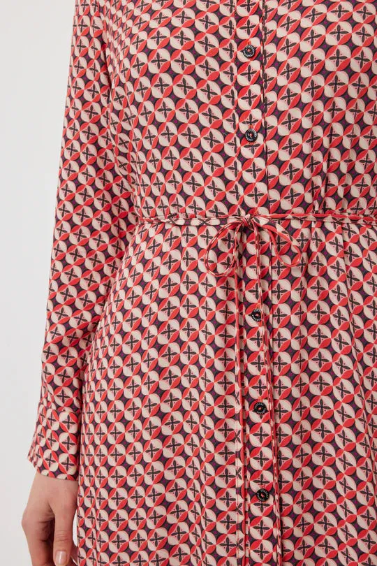 Nicola Dress - Reflection Print