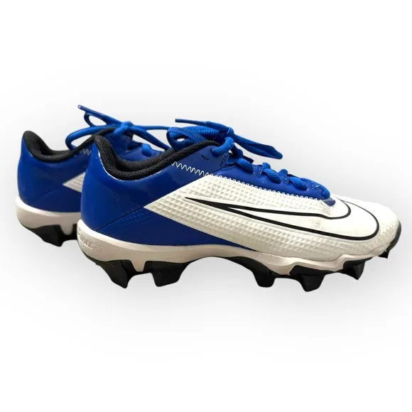 NIKE Vapor Edge Shark 2 GS Cleats in Game Royal/White, Size 2.5Y