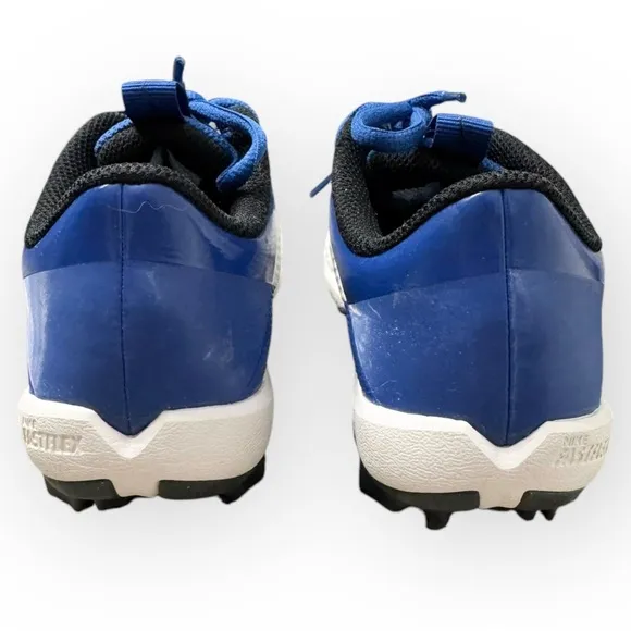 NIKE Vapor Edge Shark 2 GS Cleats in Game Royal/White, Size 2.5Y
