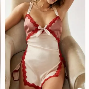 NWOT Free People On The Rise Mini Slip Rose Smoke Combo