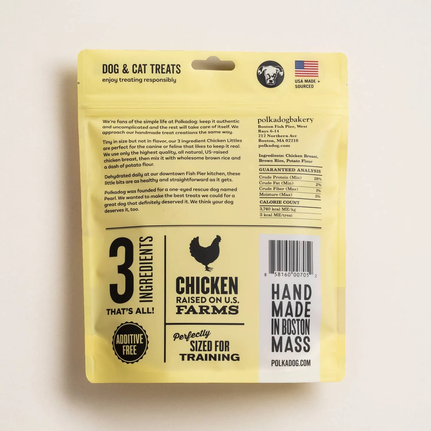 Polka Dog Chicken Littles Training Bits Treats for Dogs and Cats