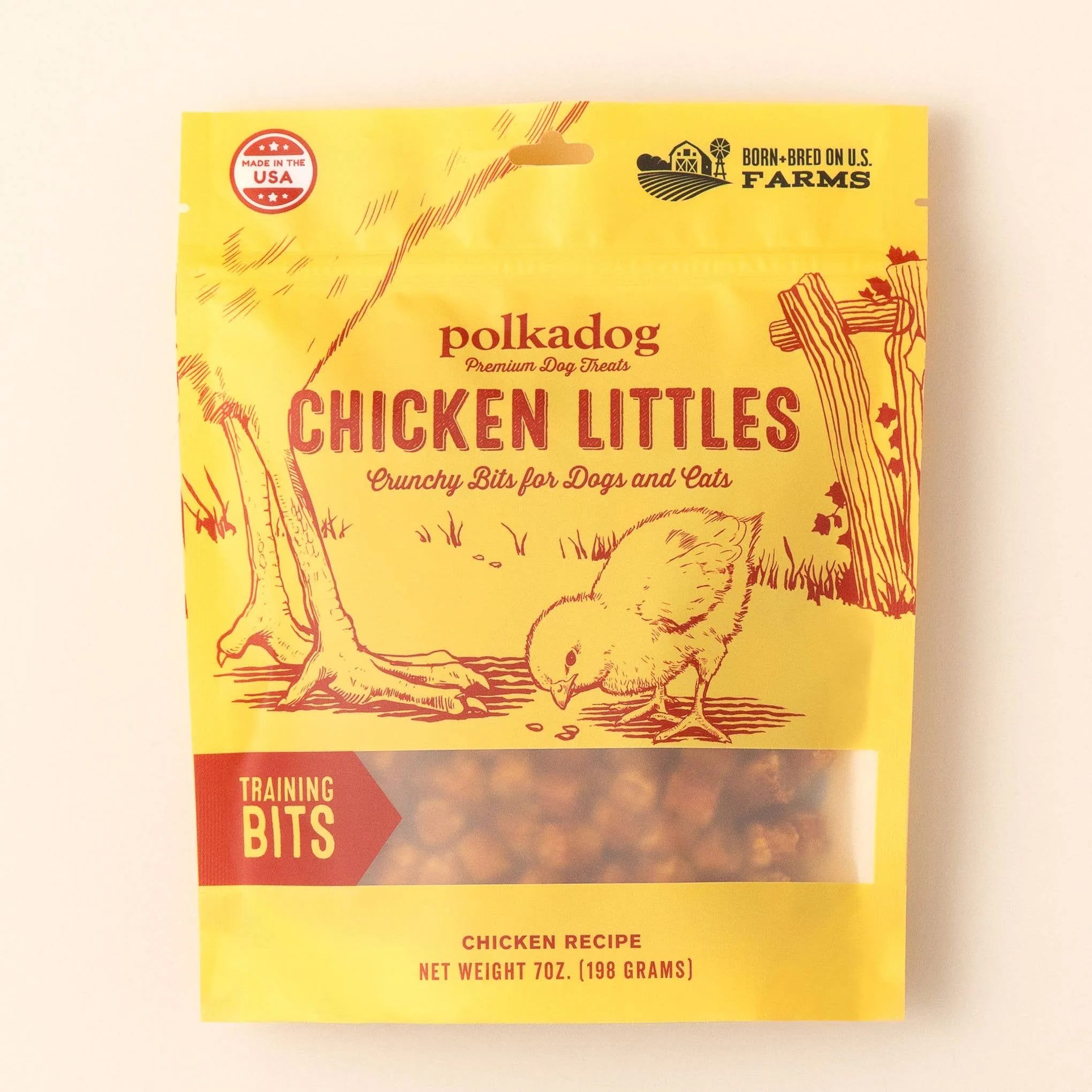 Polka Dog Chicken Littles Training Bits Treats for Dogs and Cats