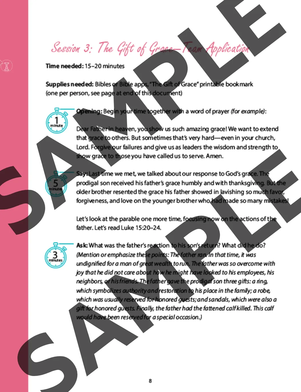 Q3 Women's Ministry Team Devotional Packet - The Gift of Grace (PDF)