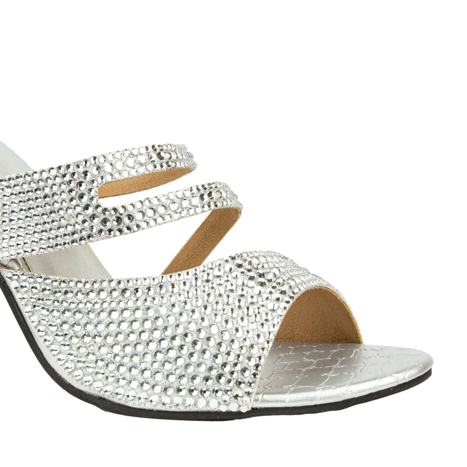 Rabia Heels S206H - Silver