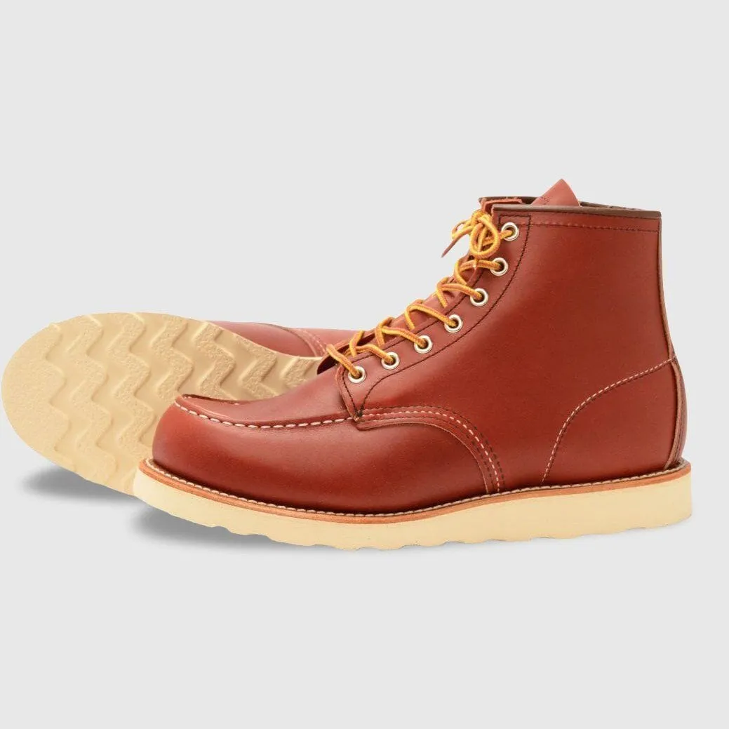 Red Wing Moc Toe Boots - Brown