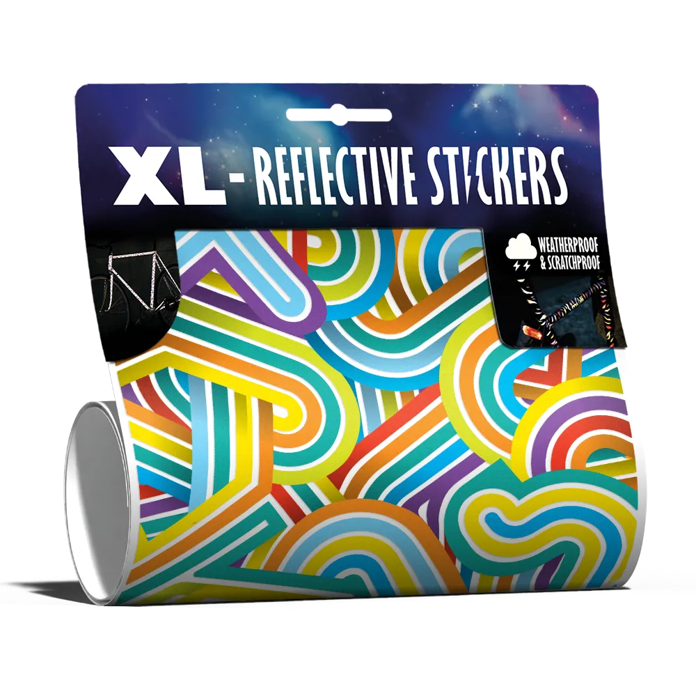 Reflektierendes XL Sticker Kit: Bold