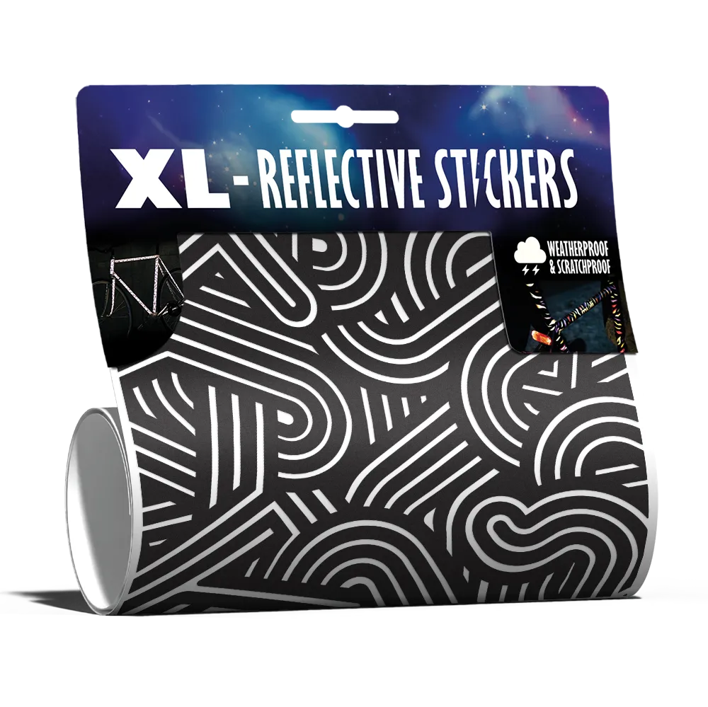 Reflektierendes XL Sticker Kit: Bold
