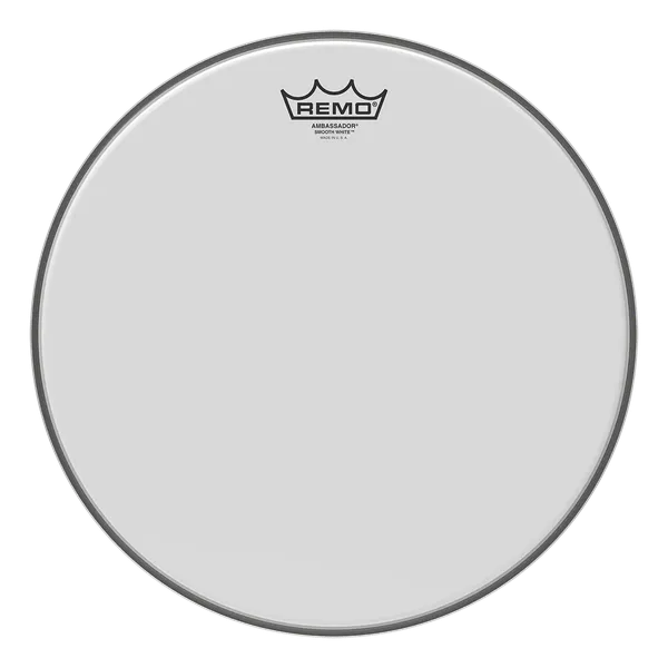 Remo 14" Ambassador Smooth White