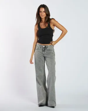 Rhue Wide Jeans - Ash Grey