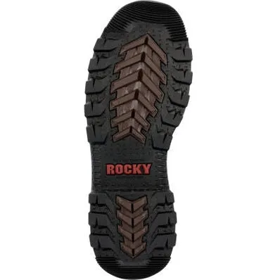 Rocky Men's Rams Horn 9" Waterproof Composite Toe Met Guard Work Boot -Black- RKK0393