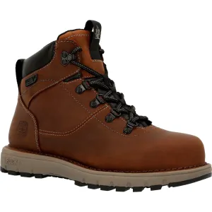 Rocky Women's Legacy 32 6" Composite Toe Waterproof Work Boot - Brown - RKK0350