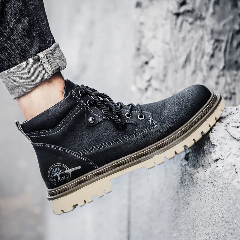 Rudo Genuine Leather Boots