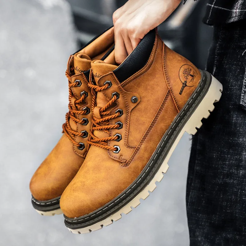 Rudo Genuine Leather Boots