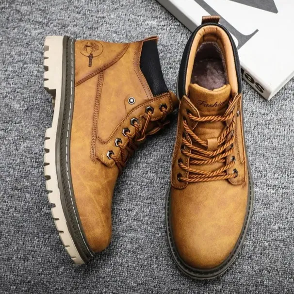 Rudo Genuine Leather Boots