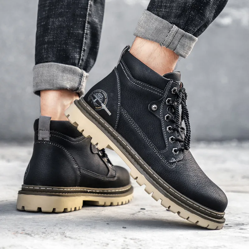 Rudo Genuine Leather Boots