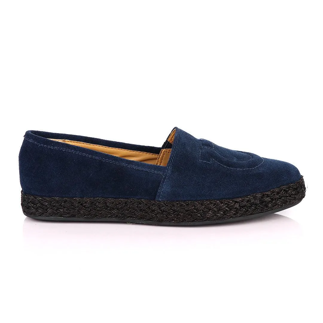 Salvatore Ferragamo Men's Suede Parigi loafers-Navy Blue