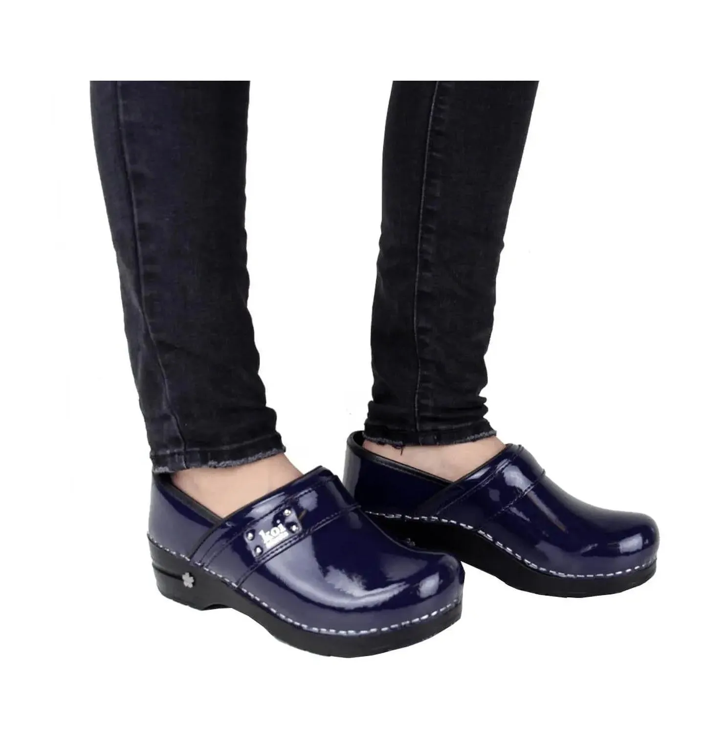 Sanita Lindsey  Patent Leather Women's Chef Clog
