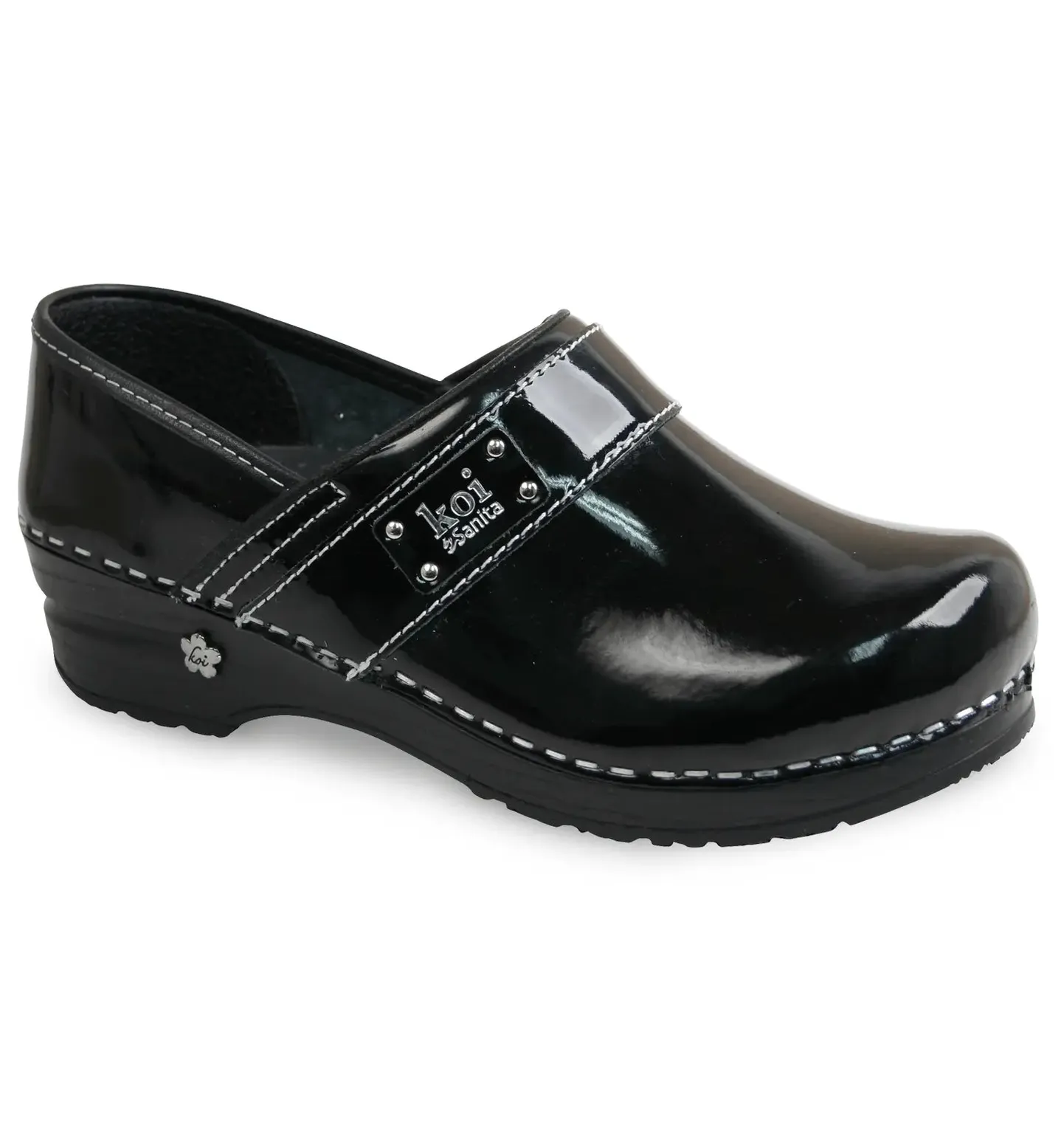 Sanita Lindsey  Patent Leather Women's Chef Clog