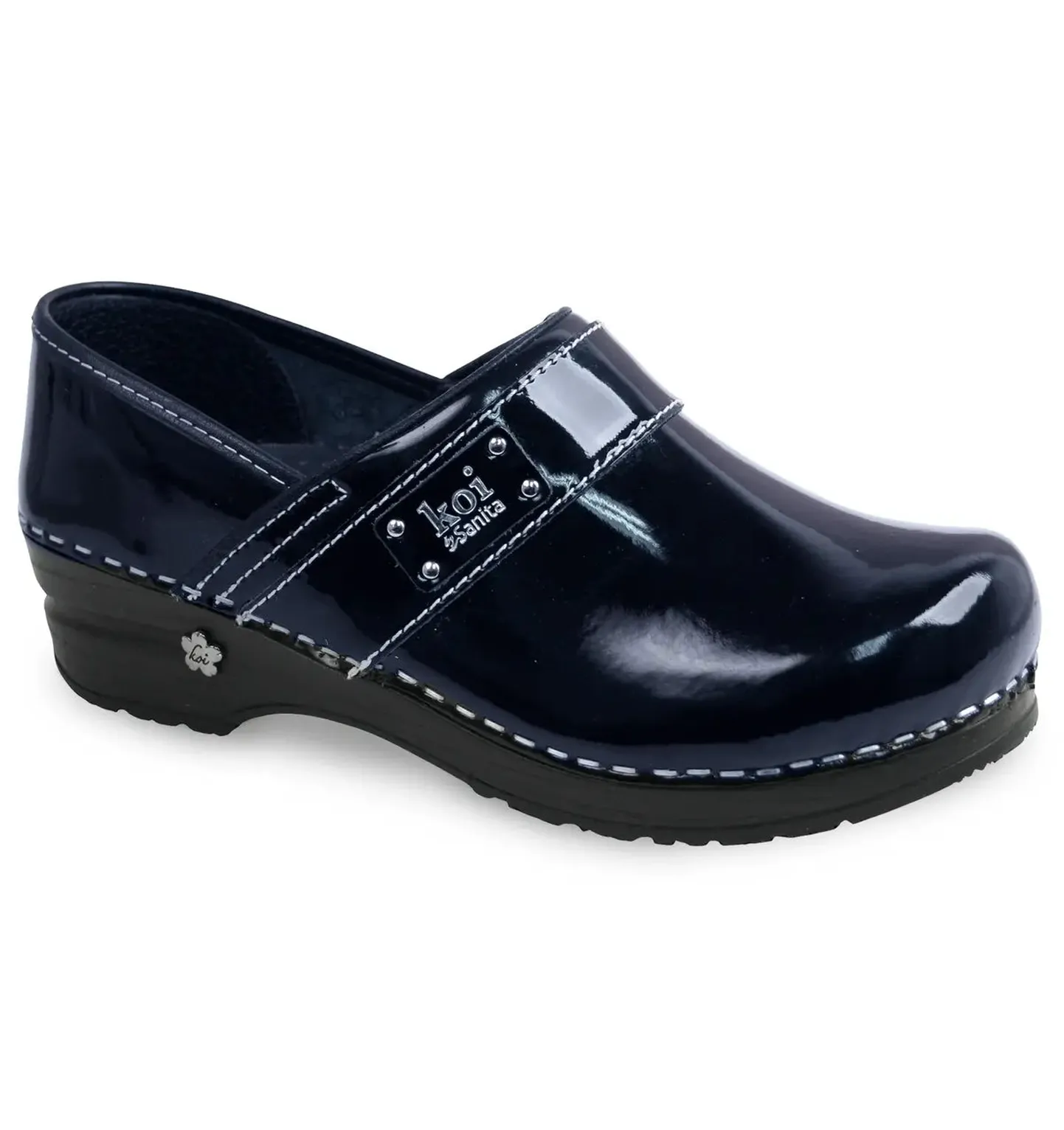 Sanita Lindsey  Patent Leather Women's Chef Clog