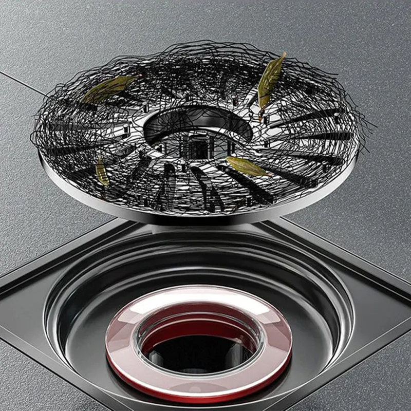 ✨🛁Self-Closing Floor Drain with Hair Catcher