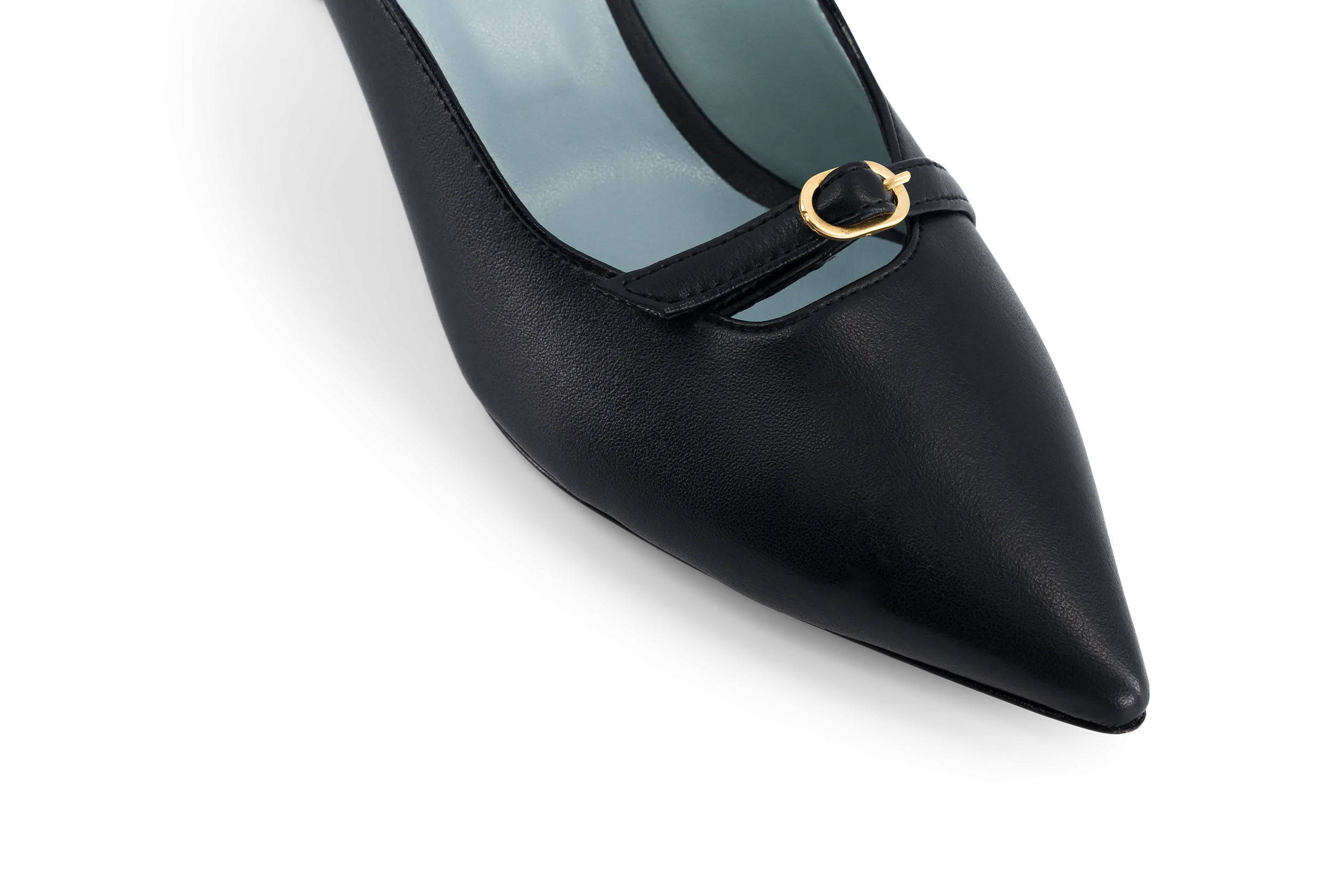 SIXTE HEELED MULE BLACK