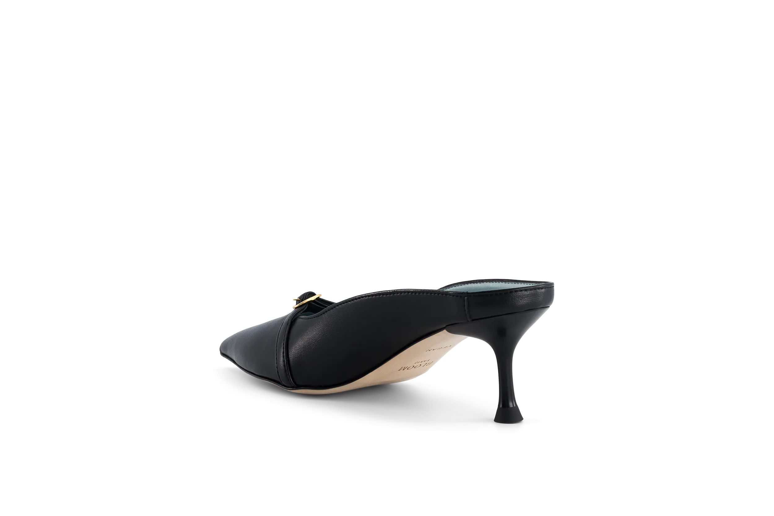 SIXTE HEELED MULE BLACK
