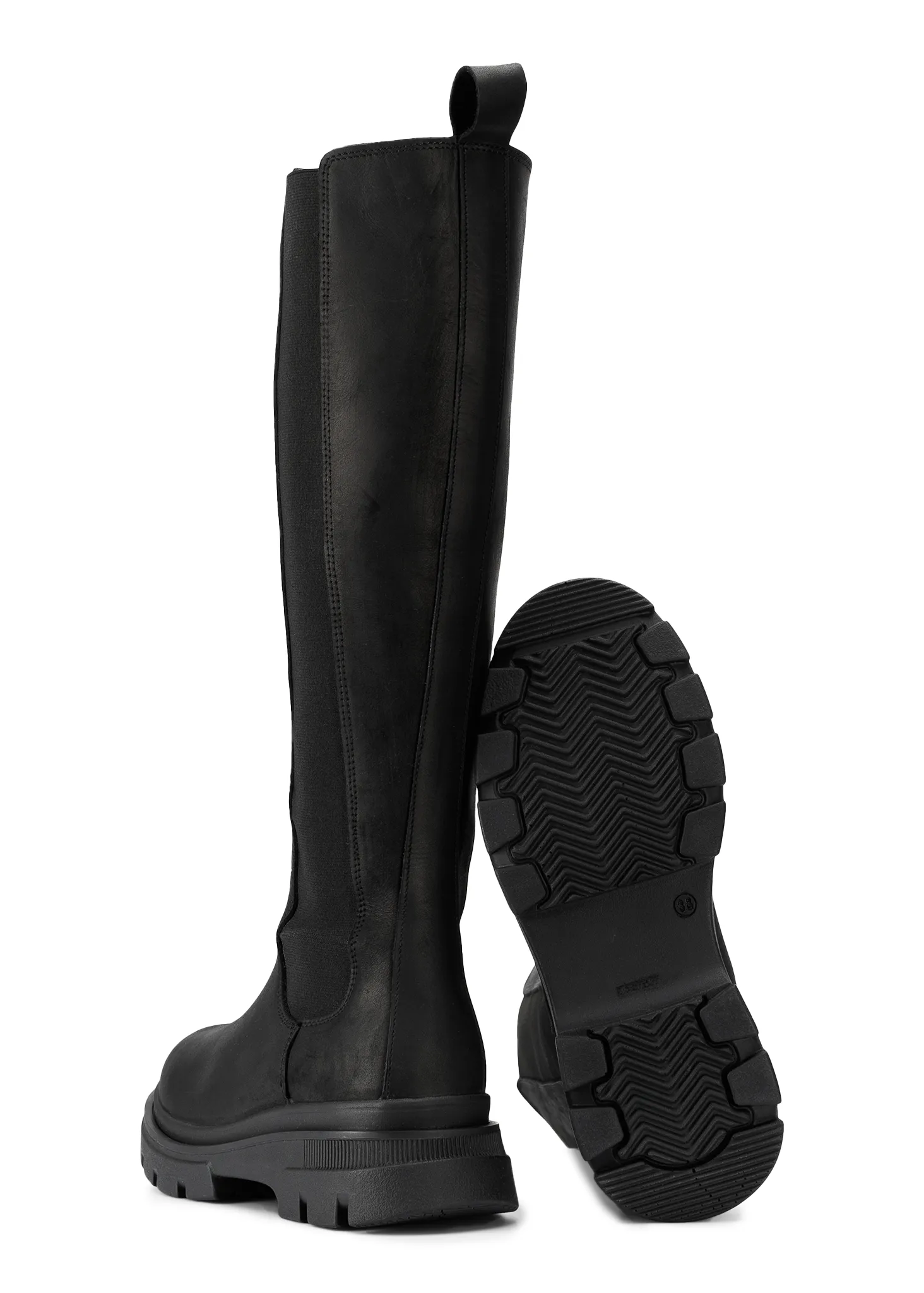 Slim High Boots - New Black