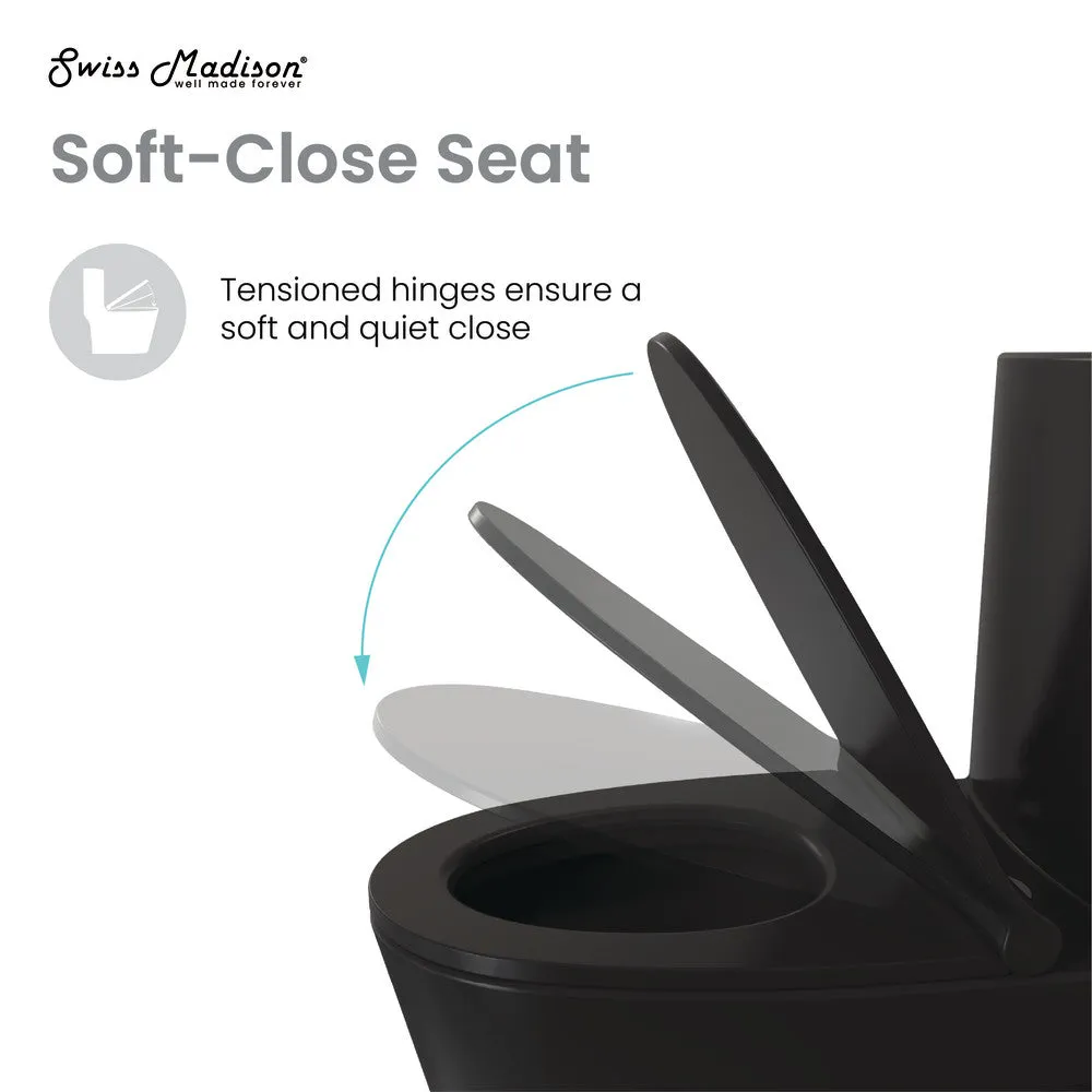 Sublime II One-Piece Round Toilet Dual-Flush 1.1/1.6 gpf in Matte Black