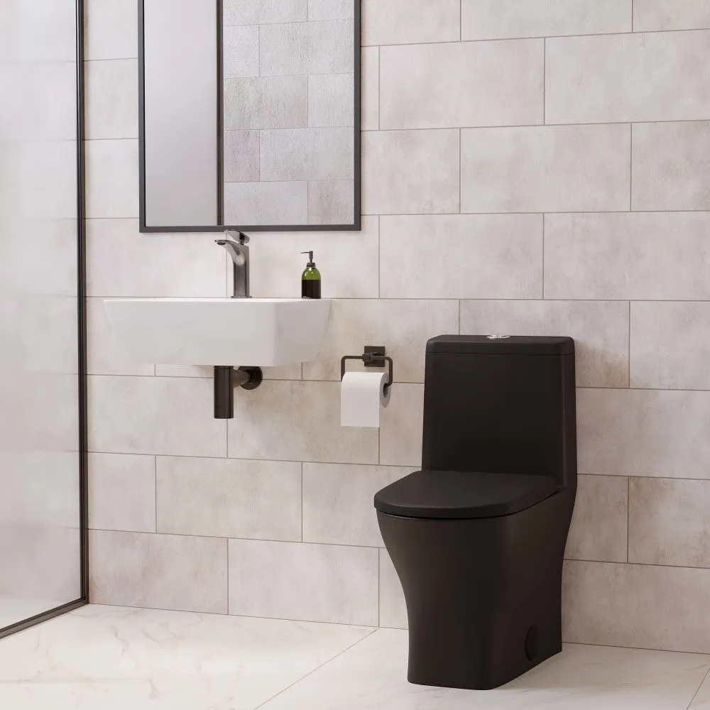 Sublime II One-Piece Round Toilet Dual-Flush 1.1/1.6 gpf in Matte Black