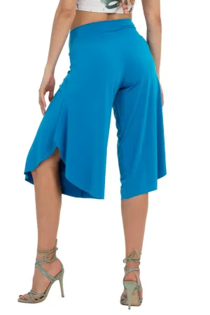 Tango Capri Pants With Ruffled Slits