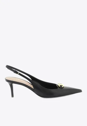 The Bold Edition VLogo 60 Slingback Pumps