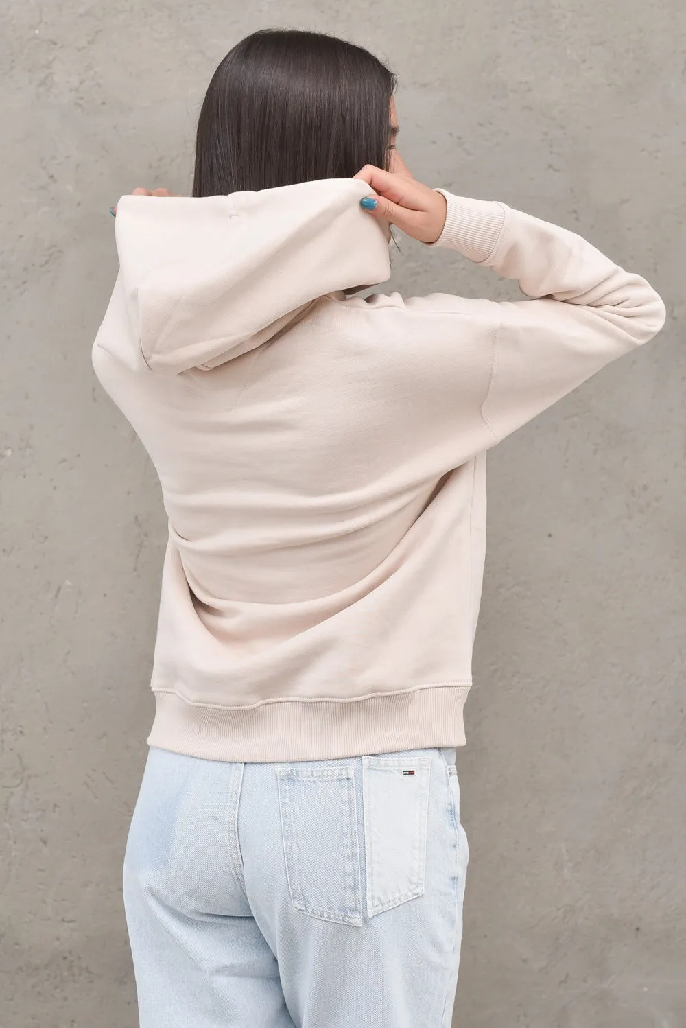 Tjw Tommy Badge Hoodie - Smooth Stone