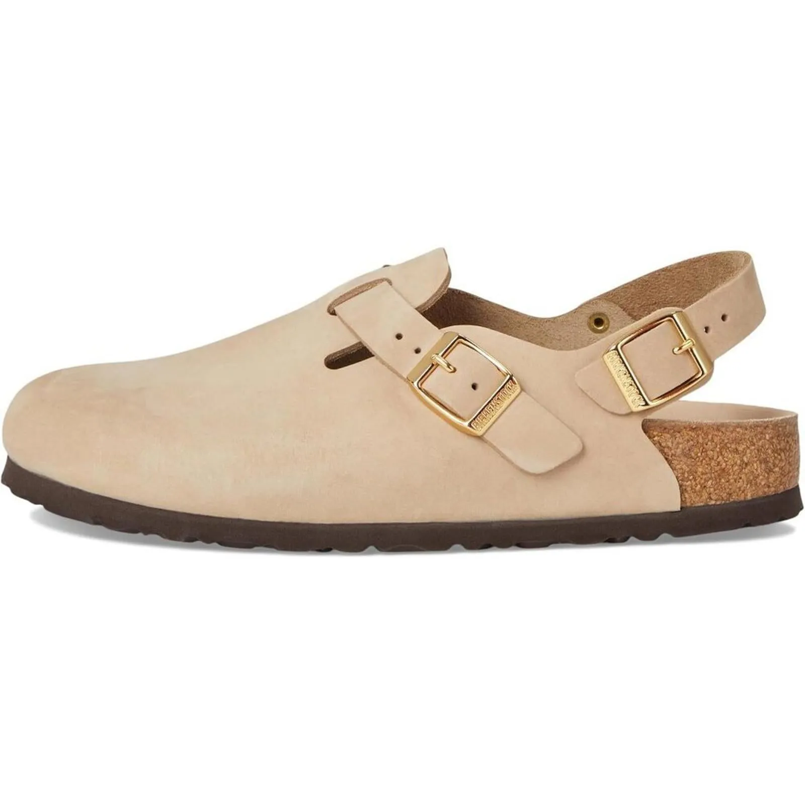 Tokio Nubuck Sandcastle Suede Clogs