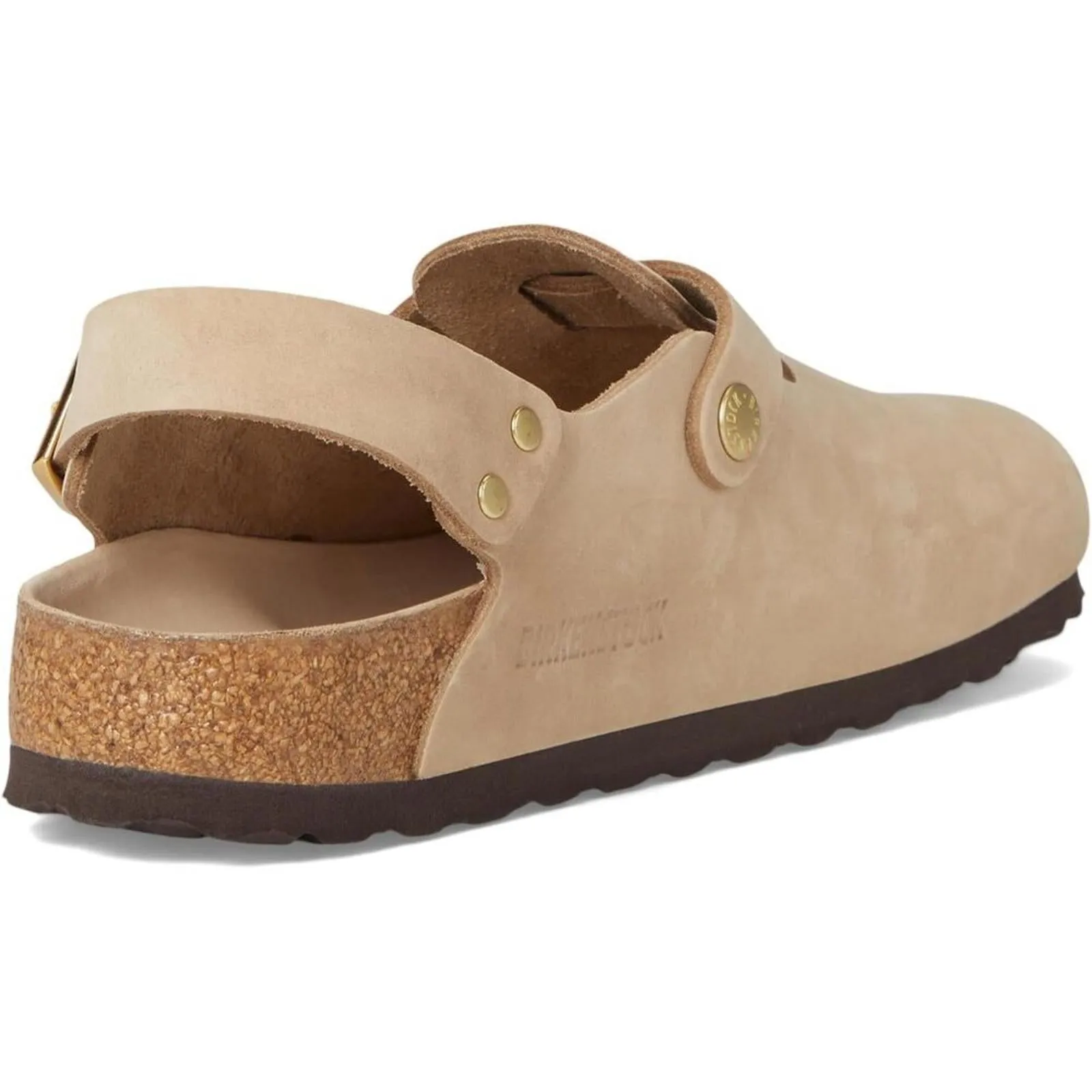 Tokio Nubuck Sandcastle Suede Clogs