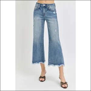 Unleash your Inner Fashionista with Risen High Rise Cropped Flare Jeans!