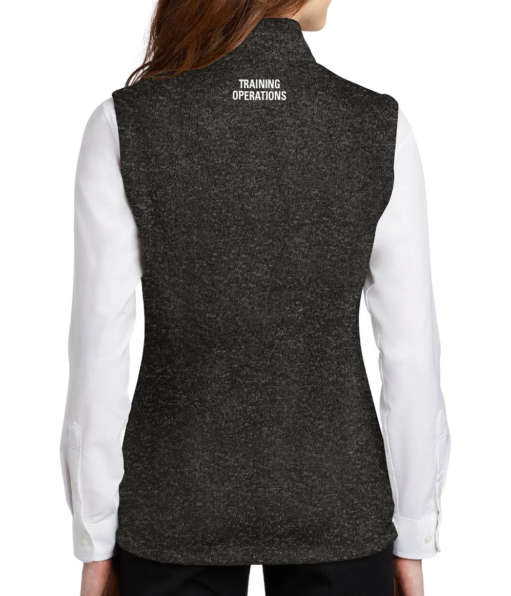 USCCA Ladies Port Authority ® Sweater Fleece Vest