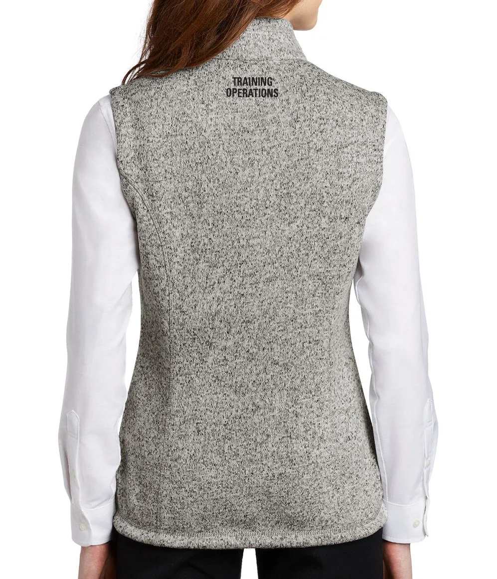 USCCA Ladies Port Authority ® Sweater Fleece Vest