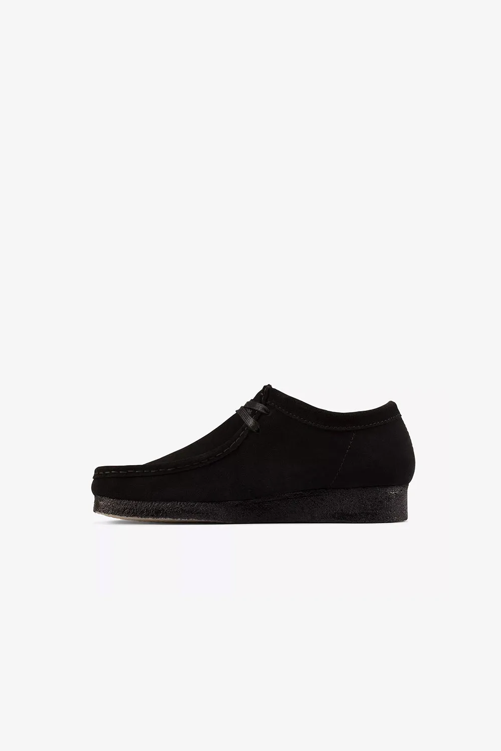 Wallabee Black Suede