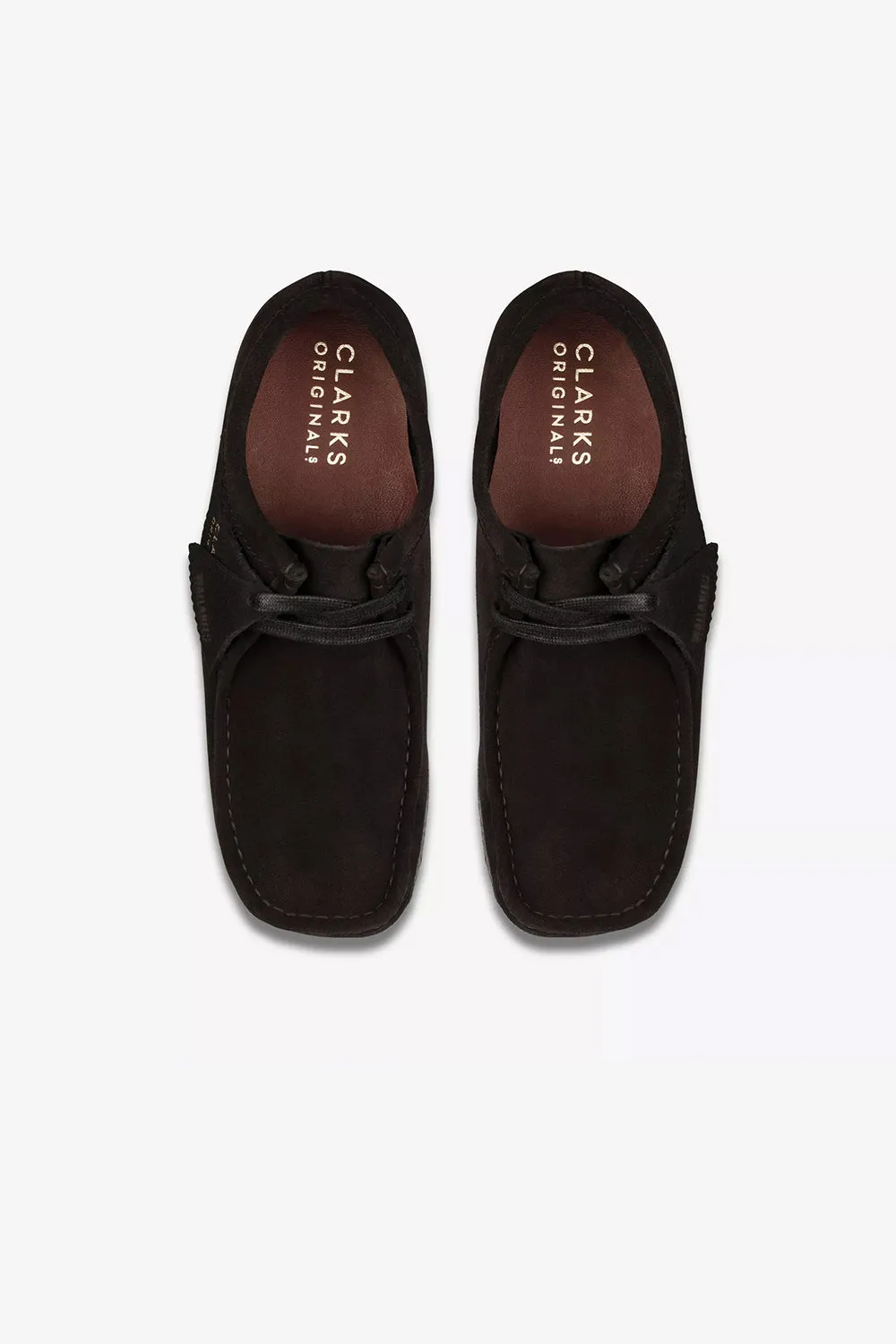 Wallabee Black Suede