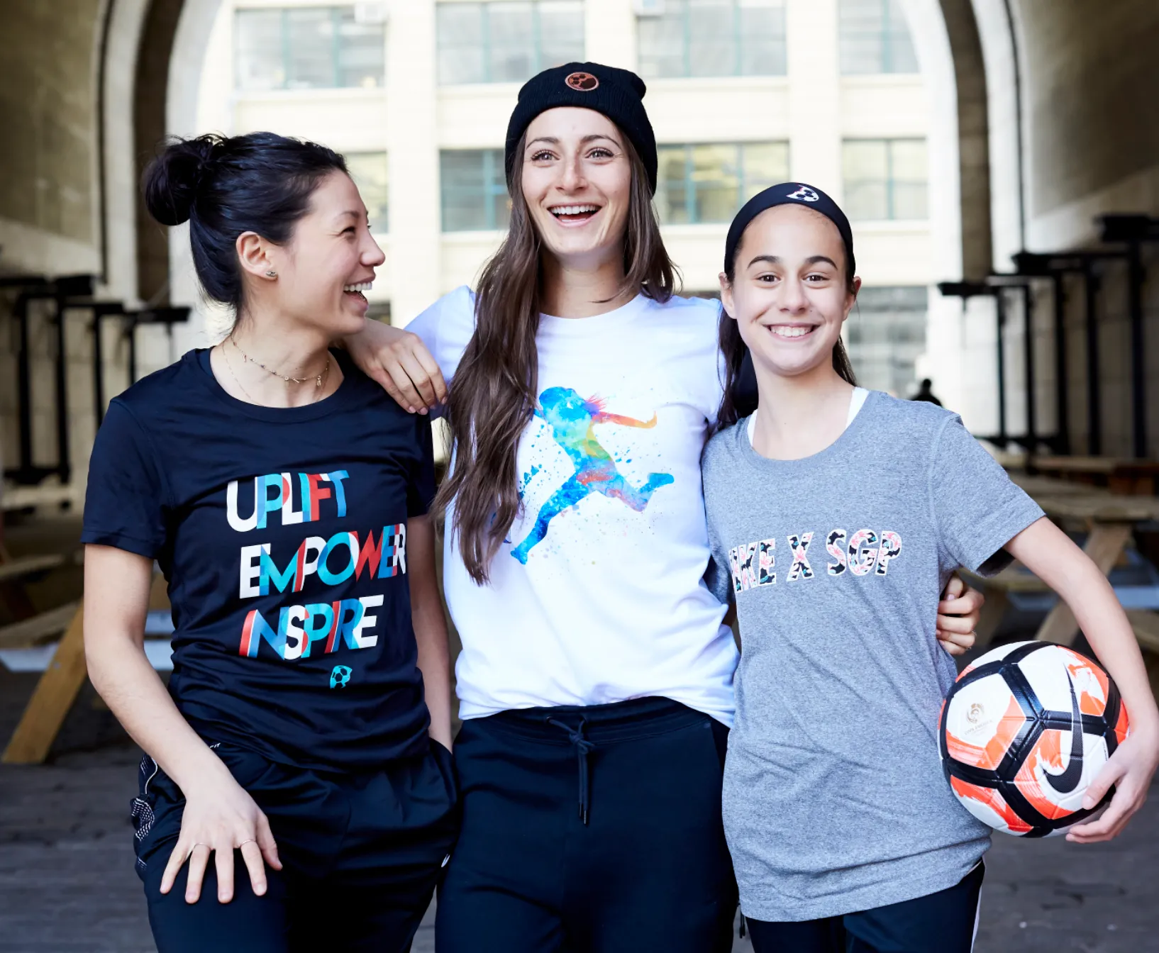 Watercolor Ladyballer Adult T-Shirt