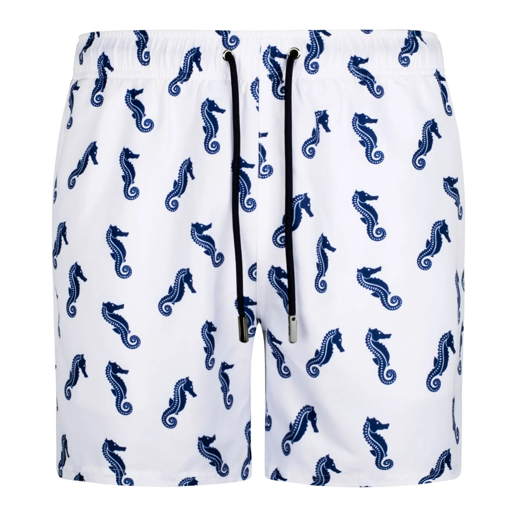 White Bold Seahorse