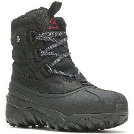 Wolverine Men's Glacier Surge 6" Waterproof Insulated Outdoor Work Boot - Black - W880311